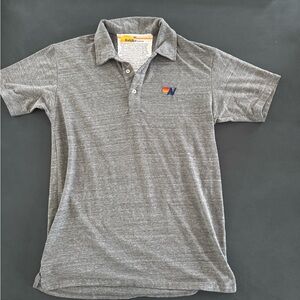 Aviator Nation Men's Heather Gray Polo Medium